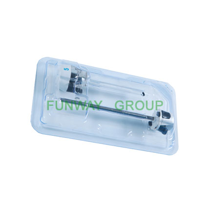Sterile packaging of puncture instruments